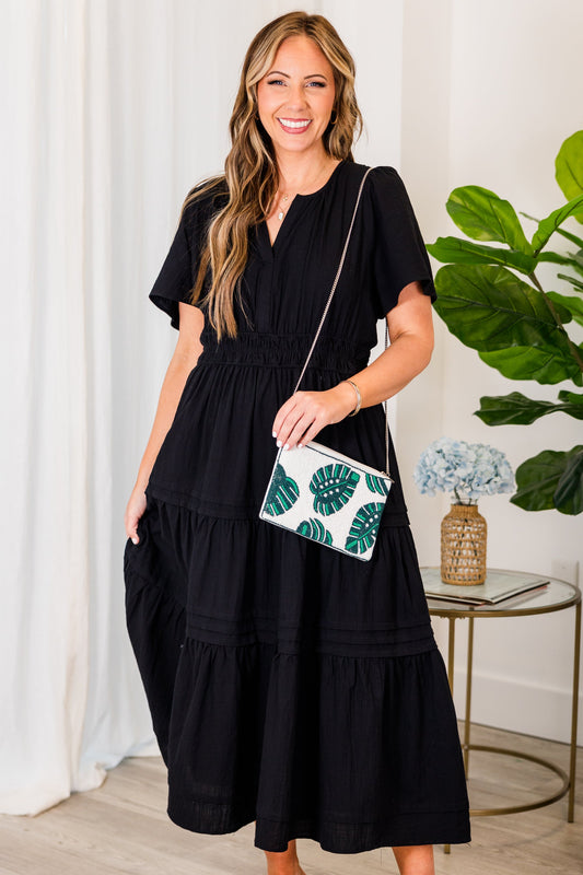 Vestido Deseame Alegría, Negro