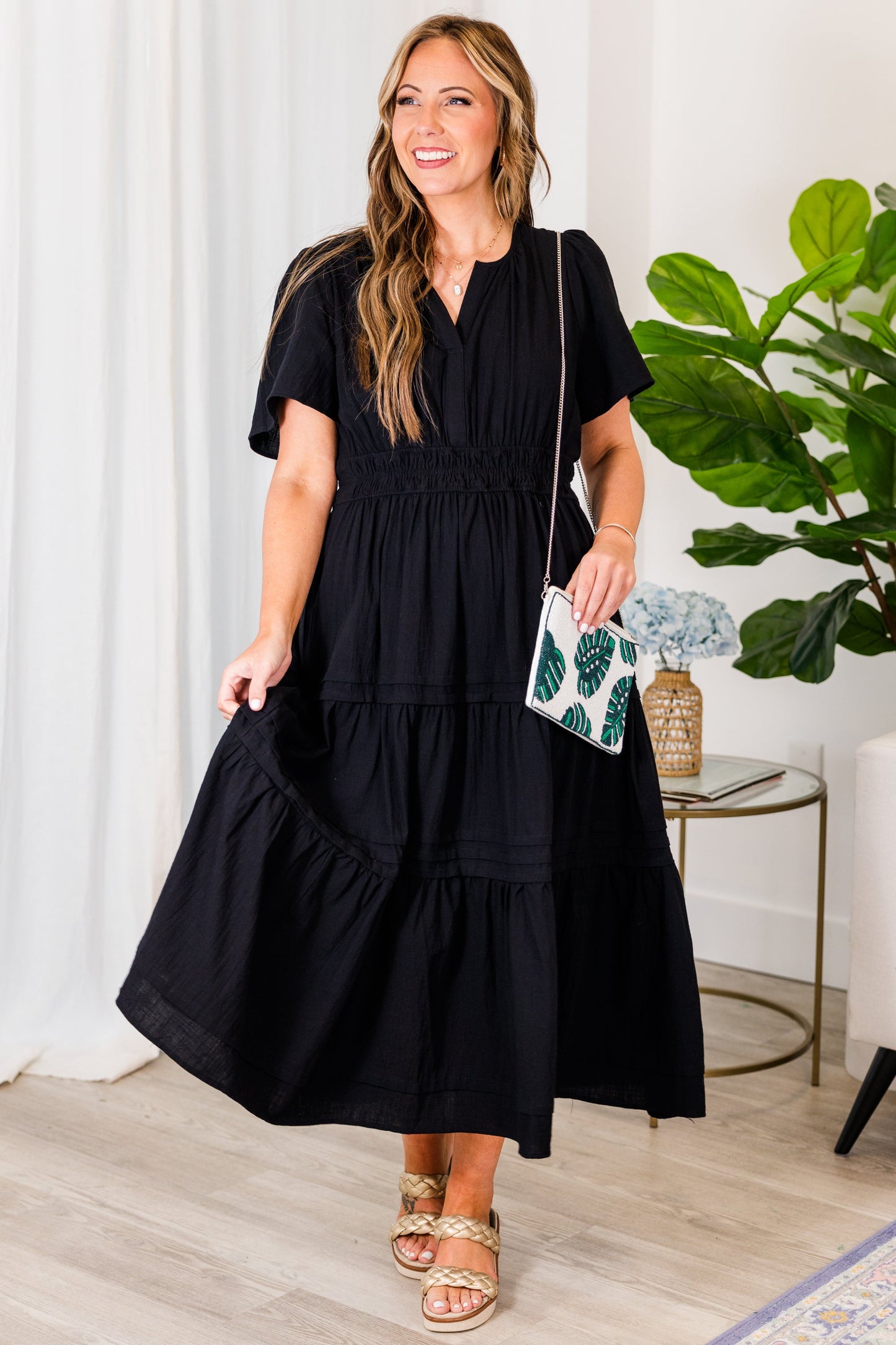 Vestido Deseame Alegría, Negro