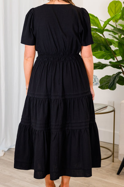 Vestido Deseame Alegría, Negro