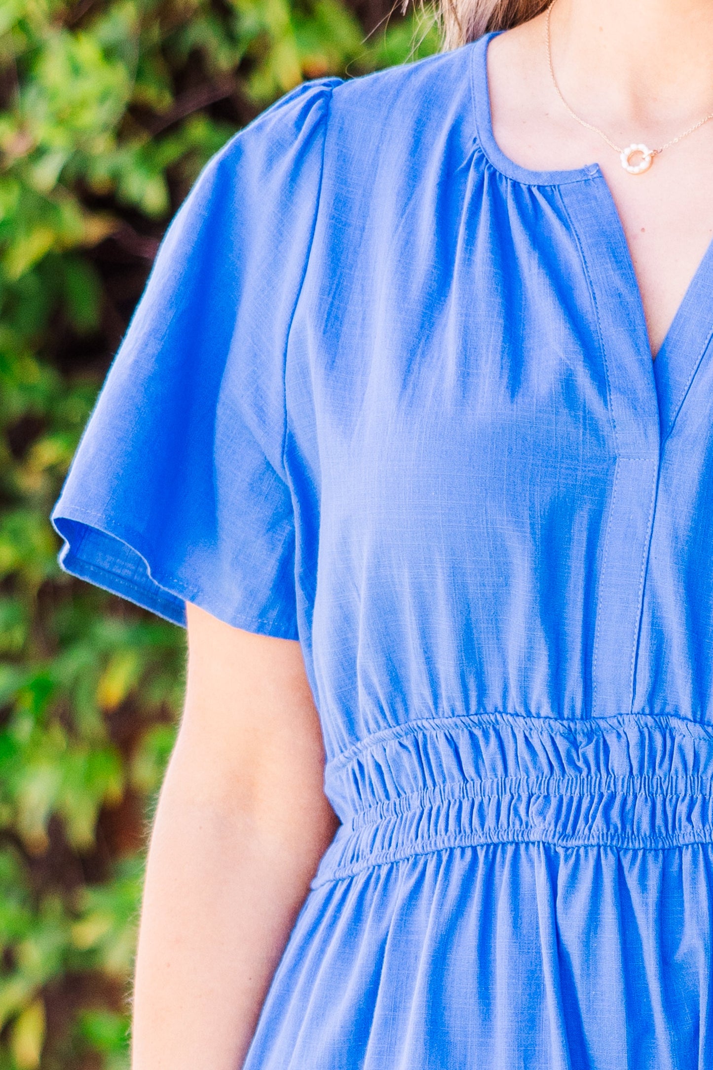 Vestido Deseame Alegría, Azul