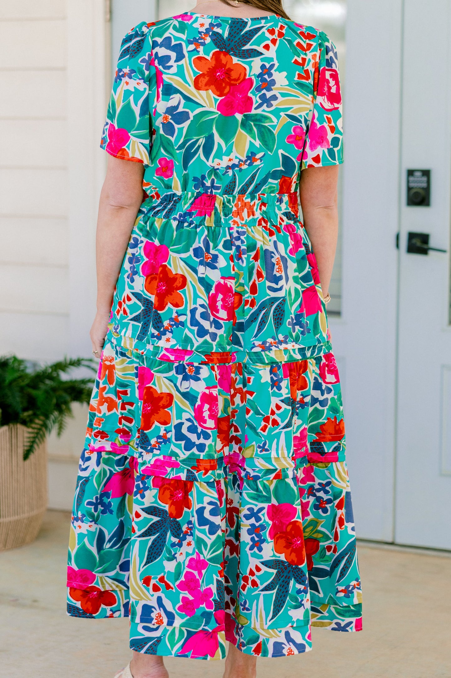 Vestido Deseame Alegría, Teal