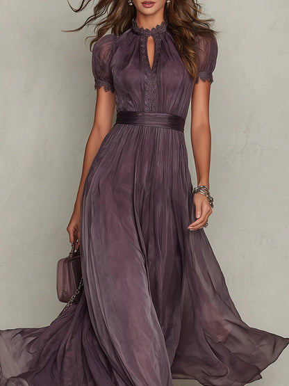Amara | Vestido Maxi de Chiffon Fluido