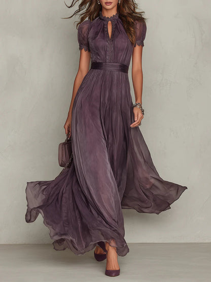 Amara | Vestido Maxi de Chiffon Fluido