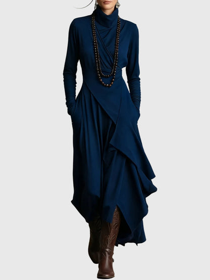 Isabeau | Vestido Maxi Drapé Elegante