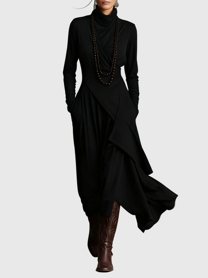 Isabeau | Vestido Maxi Drapé Elegante