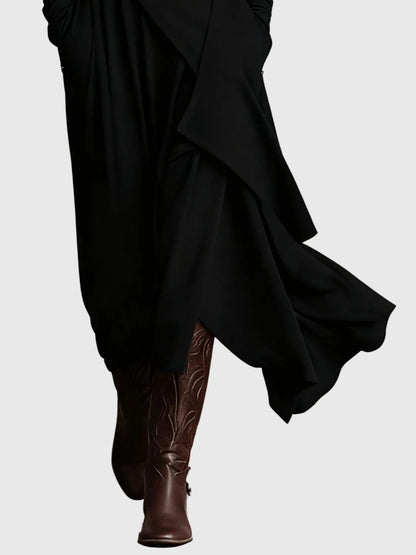 Isabeau | Vestido Maxi Drapé Elegante