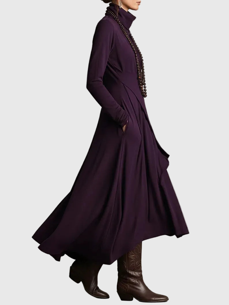 Isabeau | Vestido Maxi Drapé Elegante