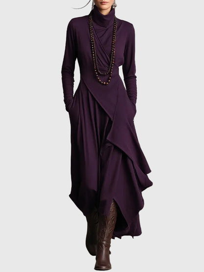 Isabeau | Vestido Maxi Drapé Elegante