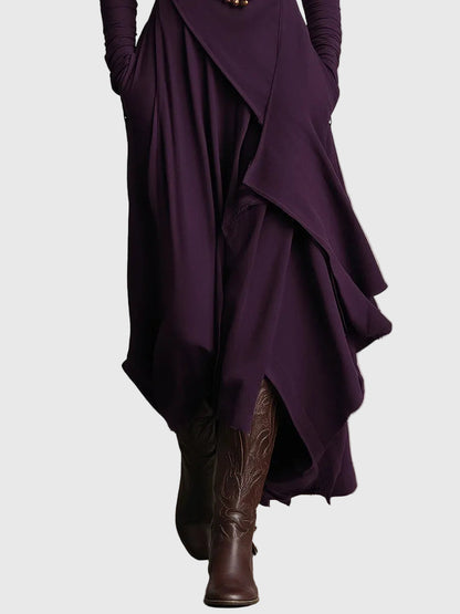 Isabeau | Vestido Maxi Drapé Elegante