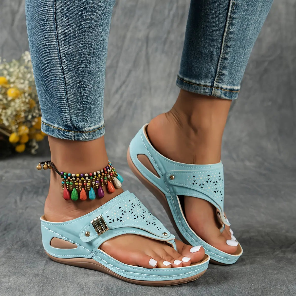 Joséphine | Sandalias Ortopédicas entre los dedos