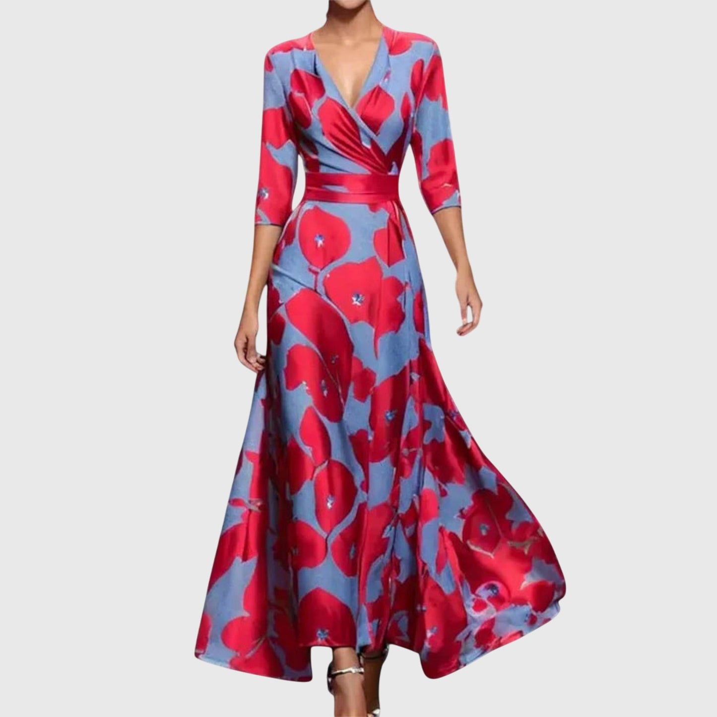 Sidonie | Vestido Maxi Cruzado Floral