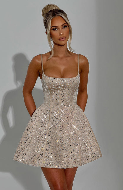 Mini sukienka Angelique - Szampan