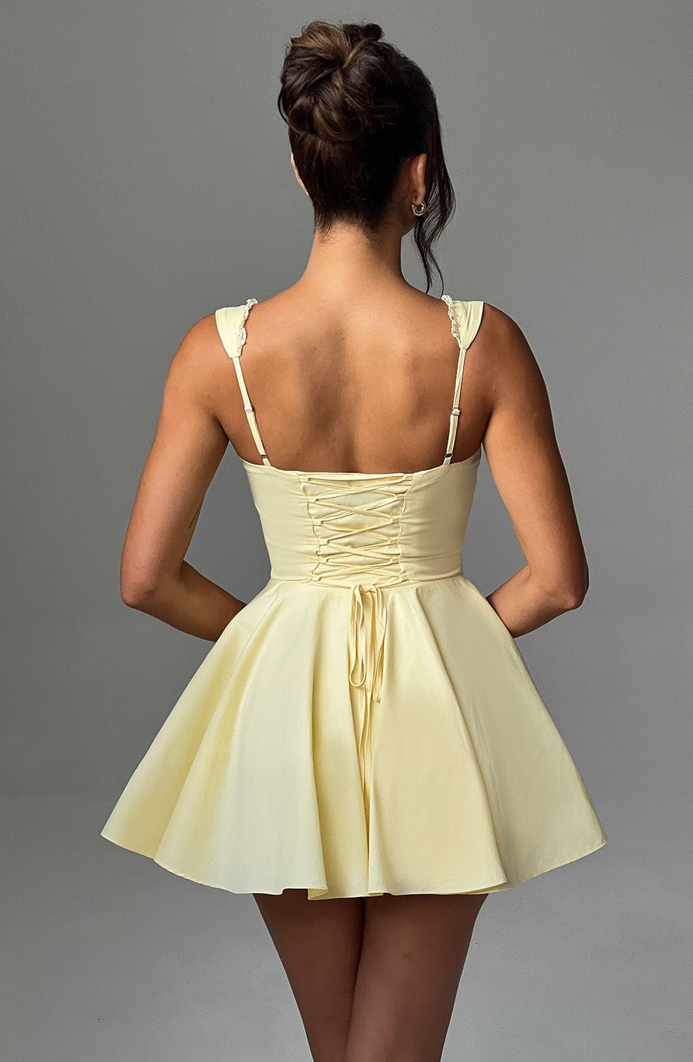 Sukienka mini Antonella - Limone