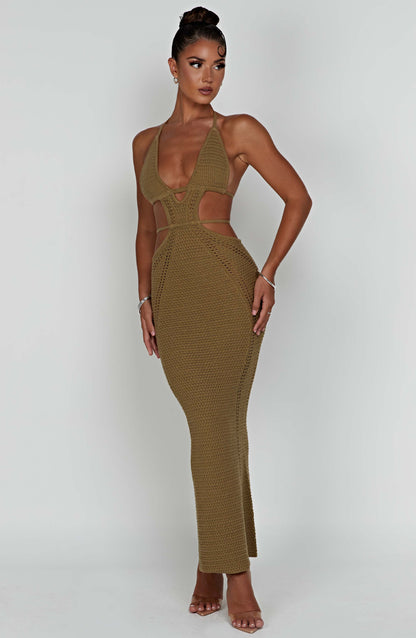 Sukienka Maxi Arabella - Khaki