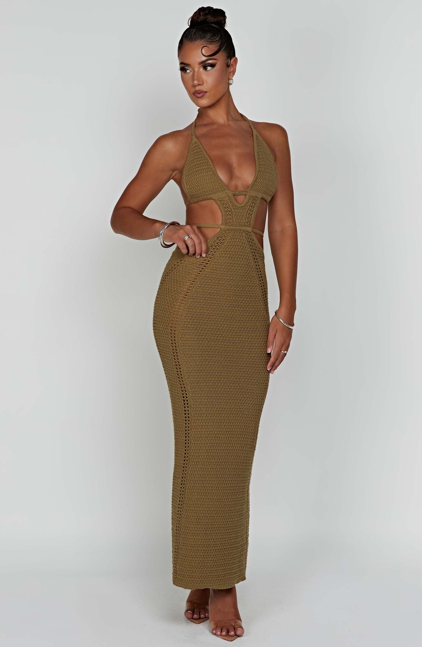 Sukienka Maxi Arabella - Khaki