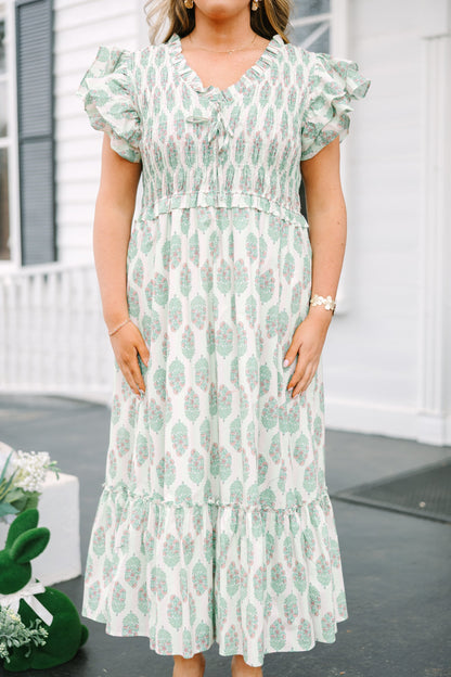 Vestido "As Luck Would Have It", Verde Menta