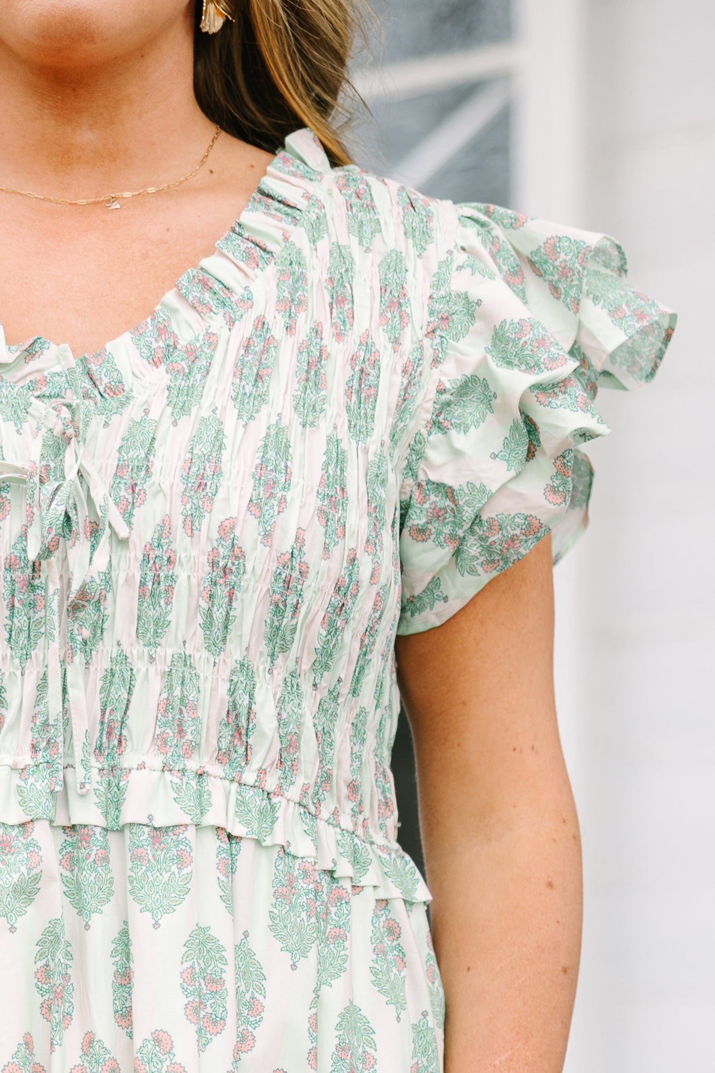Vestido "As Luck Would Have It", Verde Menta
