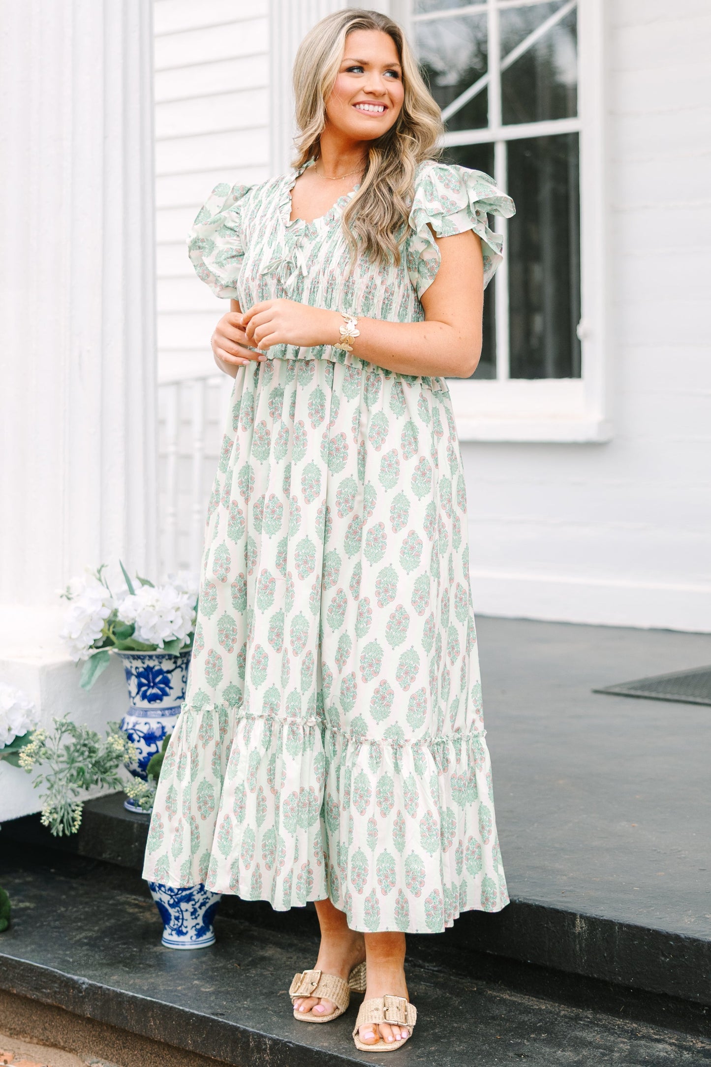 Vestido "As Luck Would Have It", Verde Menta