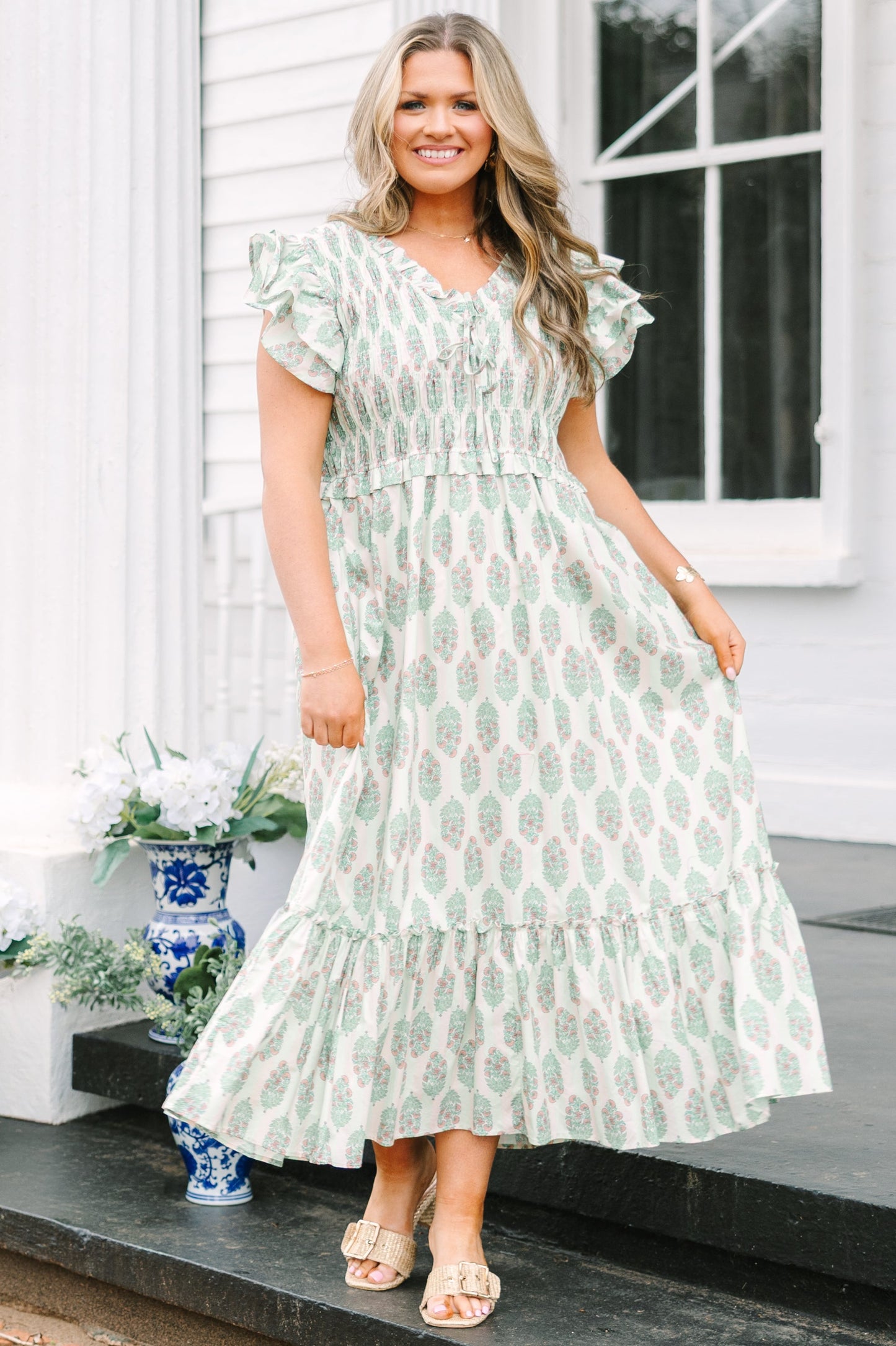 Vestido "As Luck Would Have It", Verde Menta