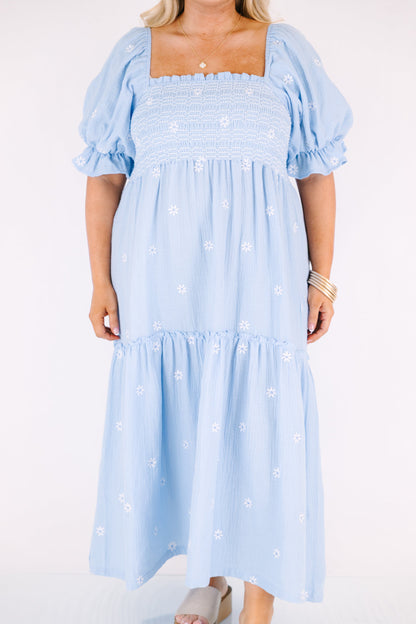 Vestido Aster, Azul Claro