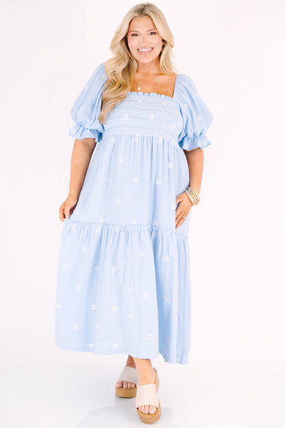 Vestido Aster, Azul Claro