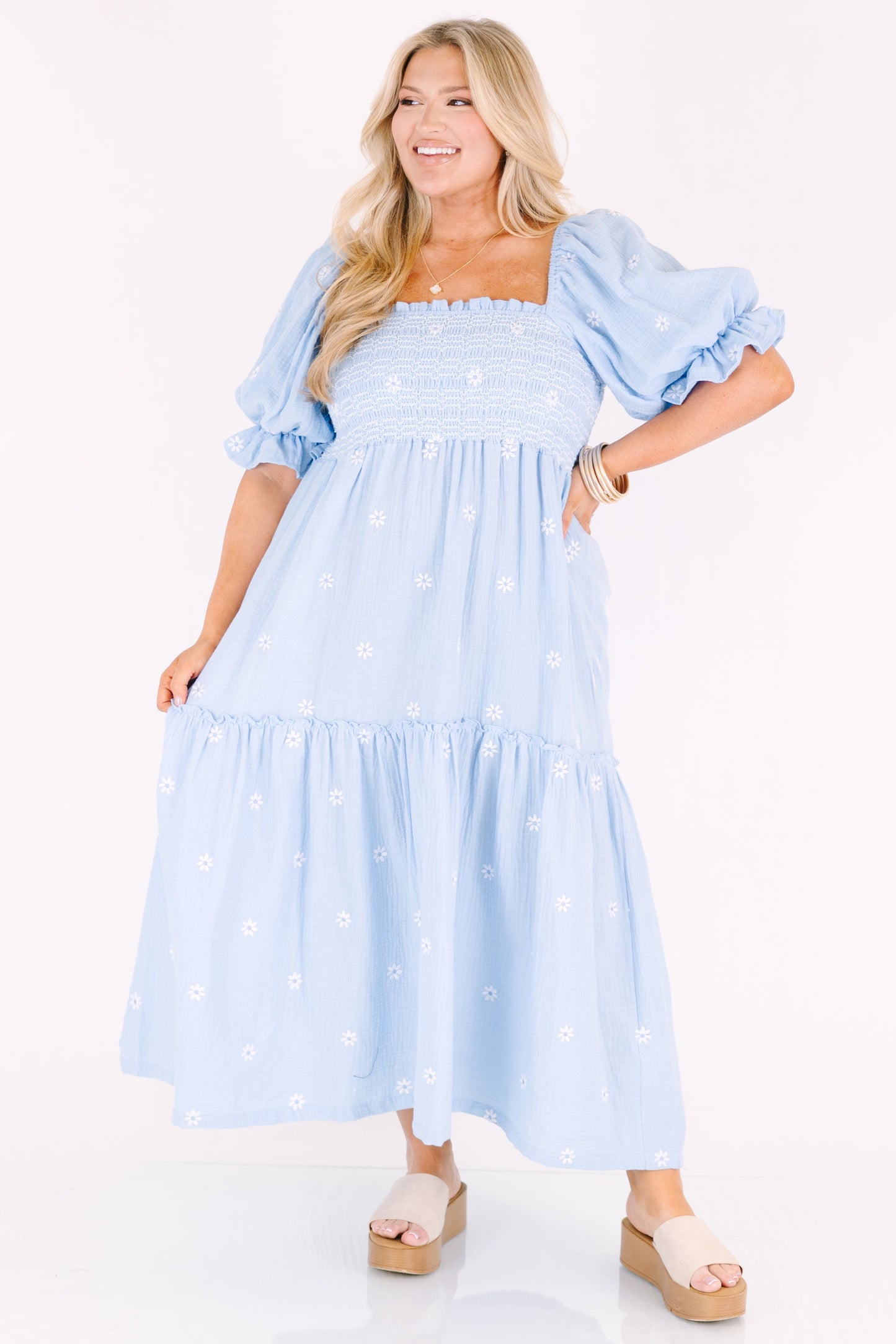 Vestido Aster, Azul Claro