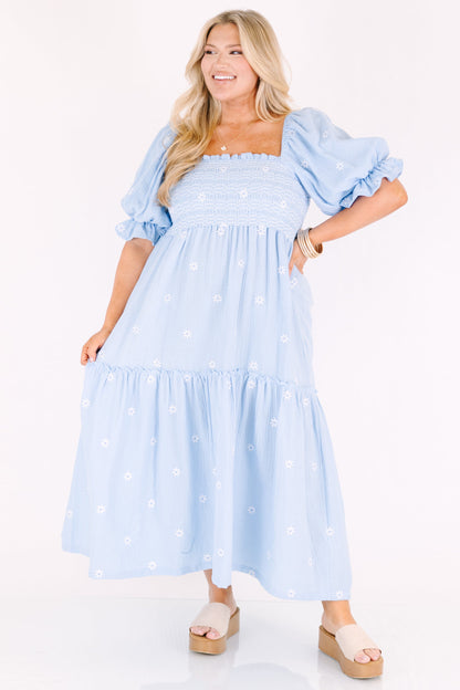 Vestido Aster, Azul Claro