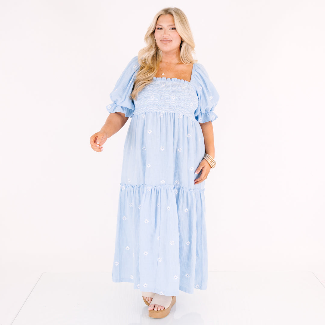 Vestido Aster, Azul Claro