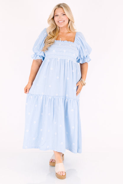 Vestido Aster, Azul Claro