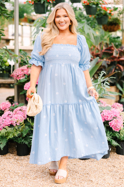 Vestido Aster, Azul Claro