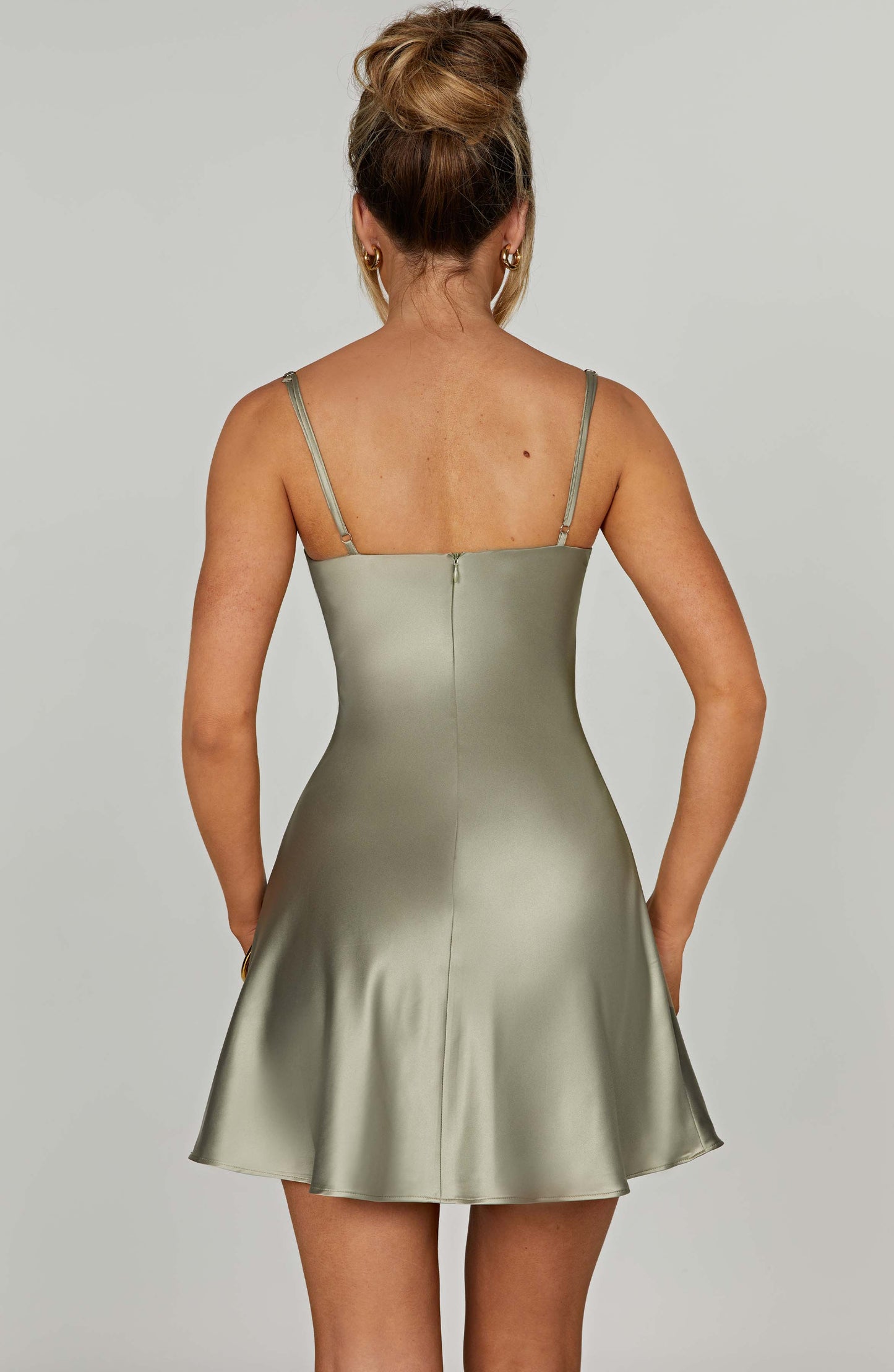 Krótka sukienka Azaria - Szałwia