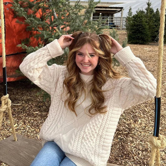 PLOCK™ | Suéter Retro de Punto