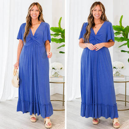 Vestido Blackbird Singing, Cobalto