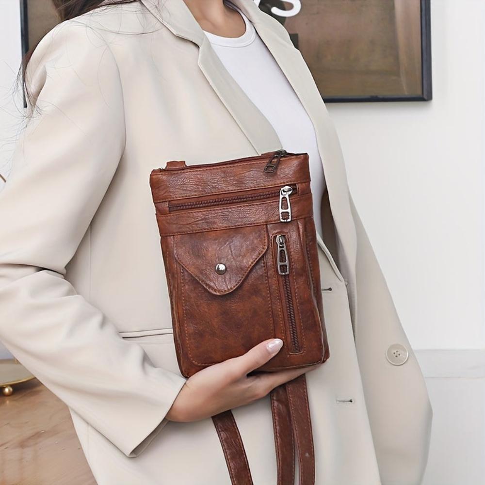 Isaline | Bolso Bandolera Compacto Multi-Bolsillos