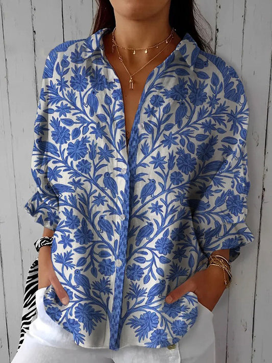 Éléonore | Blusa Floral Refinada