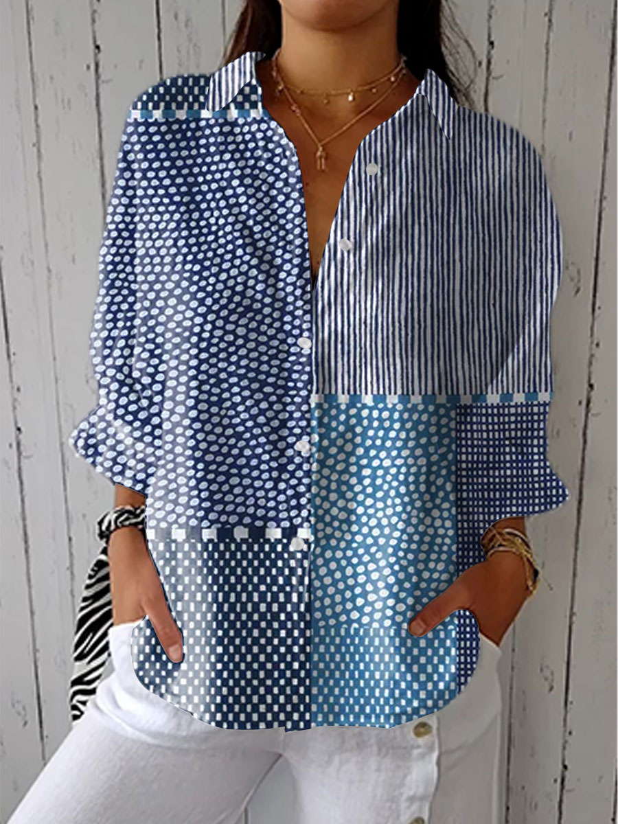 Bérénice | Blusa Patchwork Chic