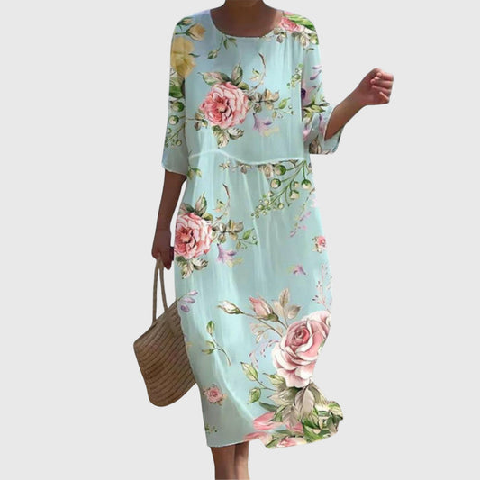 Rosalie | Vestido Maxi Floral Suavidad
