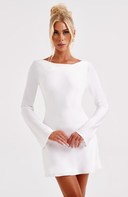 Sukienka mini Bambi - Kość słoniowa