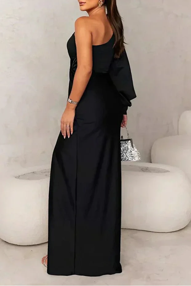 Riley™ - Vestido de Noche de Un Hombro