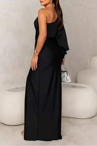Riley™ - Vestido de Noche de Un Hombro