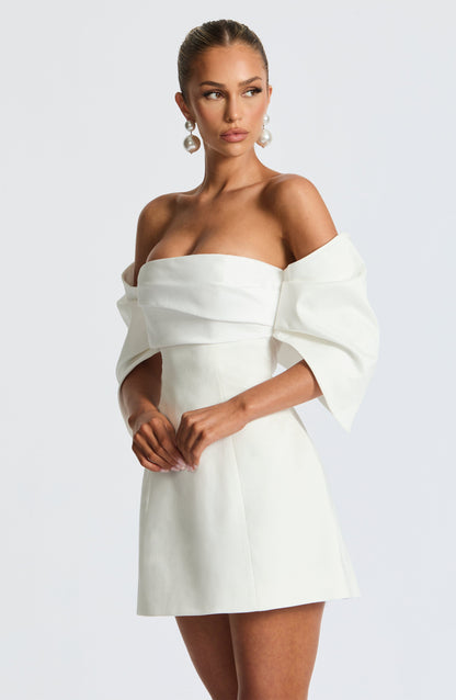 Sukienka Mini Briella - Kremowa