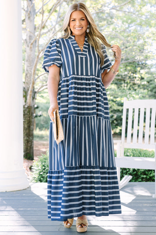 Vestido Bright Forecast, Marino