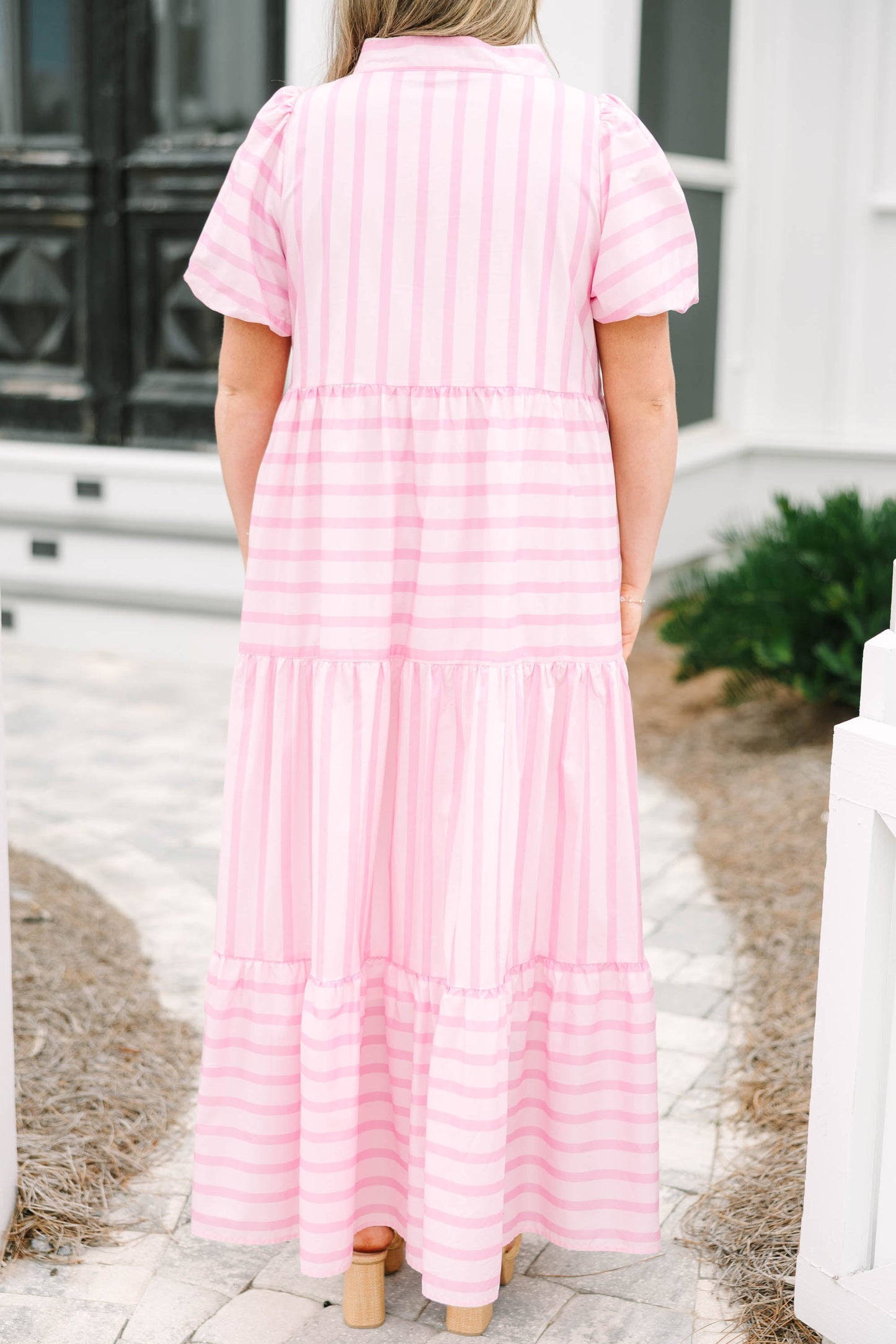 Vestido Brillante Pronóstico, Rosa