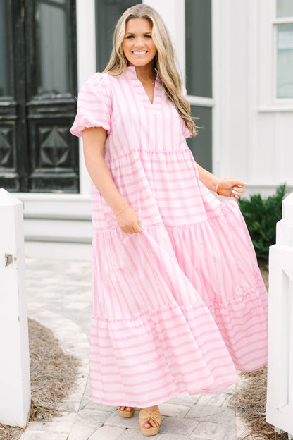 Vestido Brillante Pronóstico, Rosa