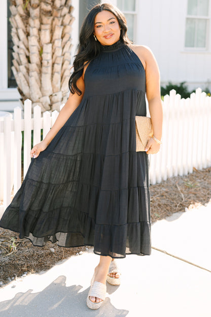 Vestido Brillante a Tiempo, Negro