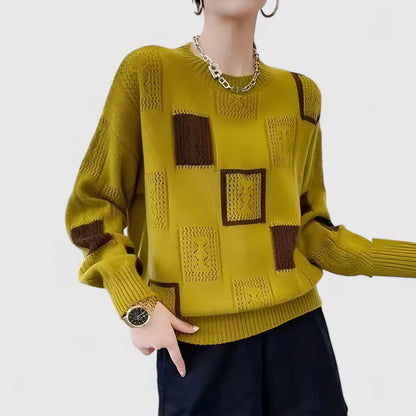 Pauline | Suéter Patchwork Chic