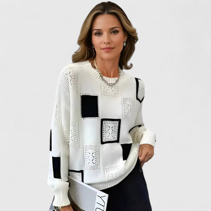 Pauline | Suéter Patchwork Chic