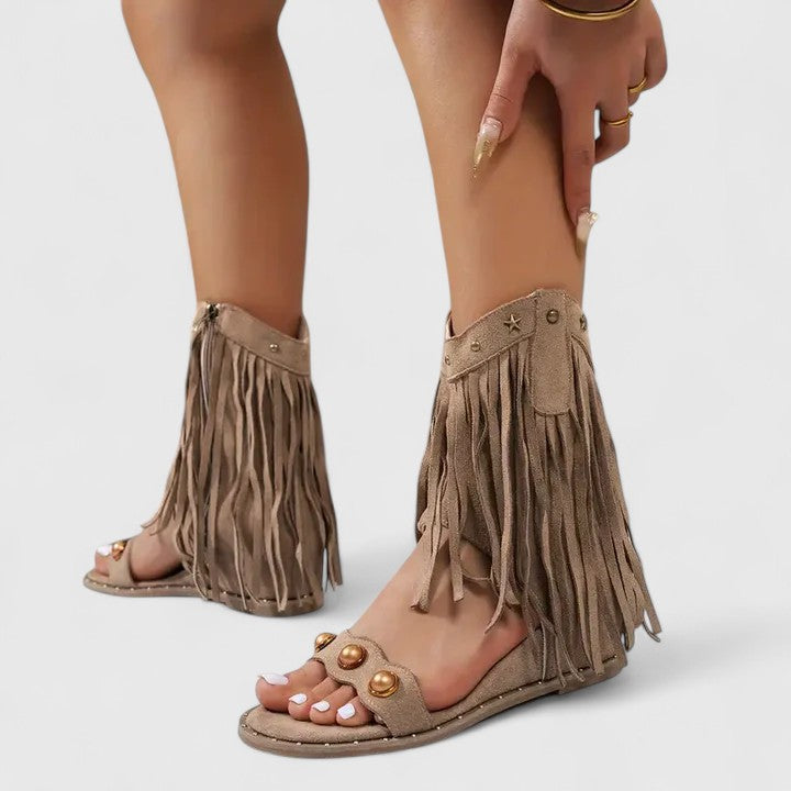 Eira | Sandalias Ortopédicas Con Flecos