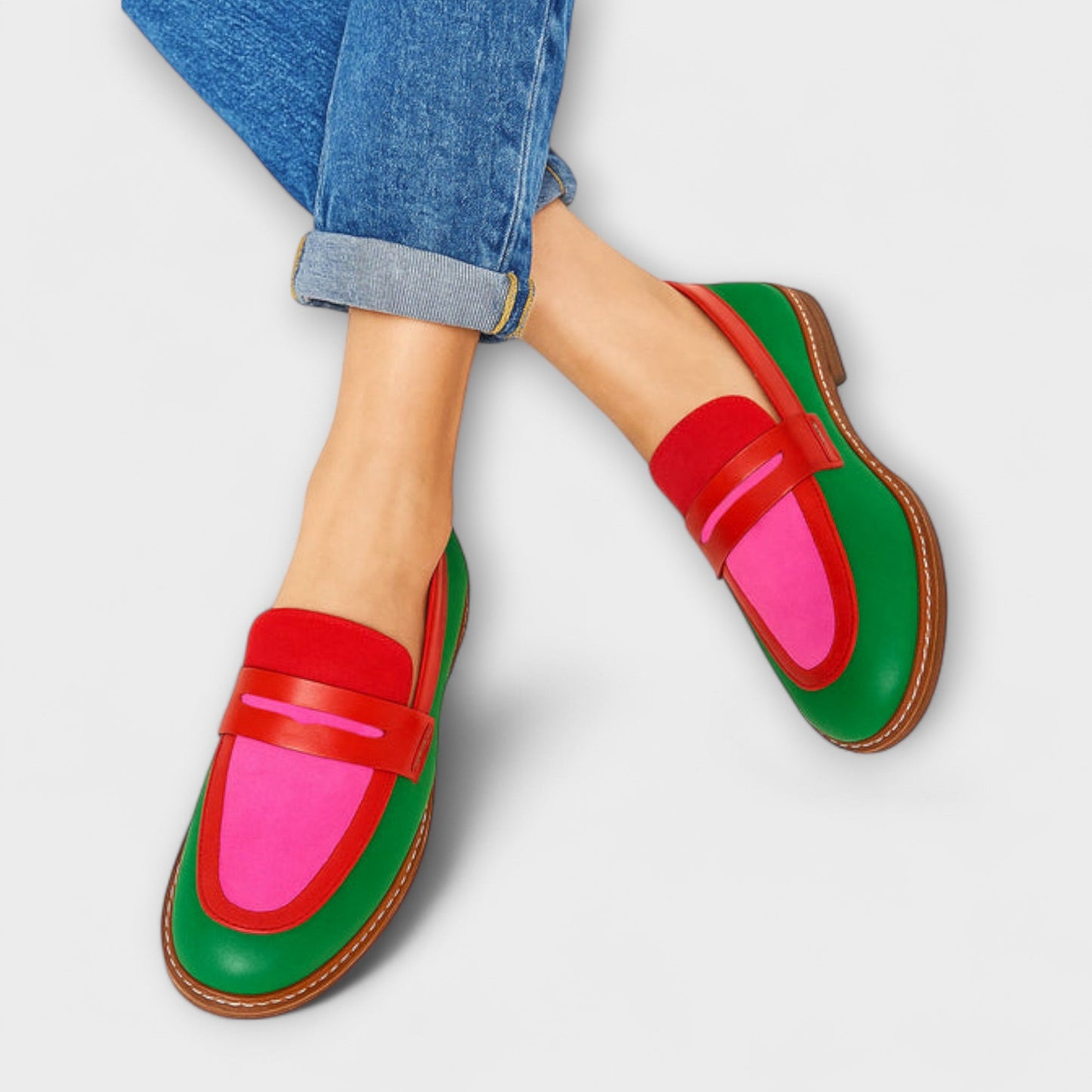 Noémie | Mocasines Colorblock