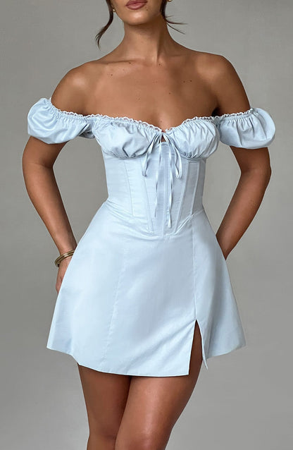 Mała Sukienka Caitlyn - Niebieska